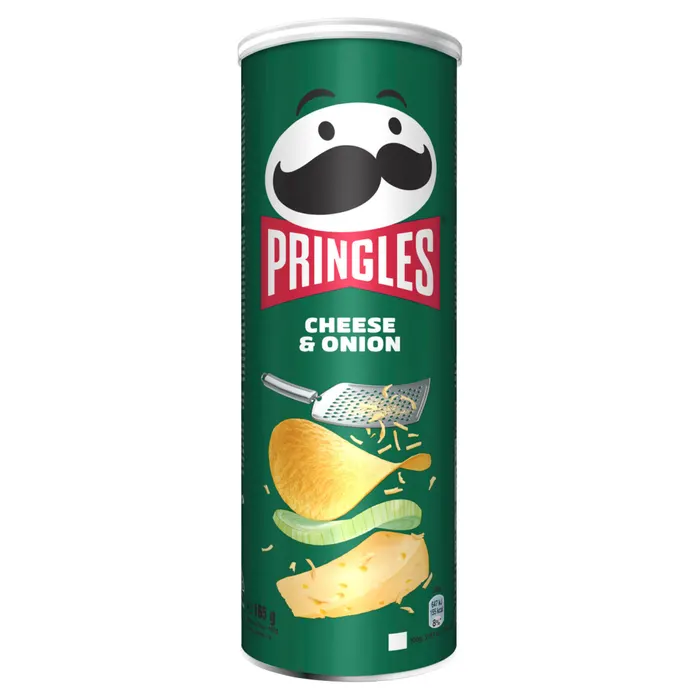 Pringles hagymás-sajtos ízesítésű sós snack