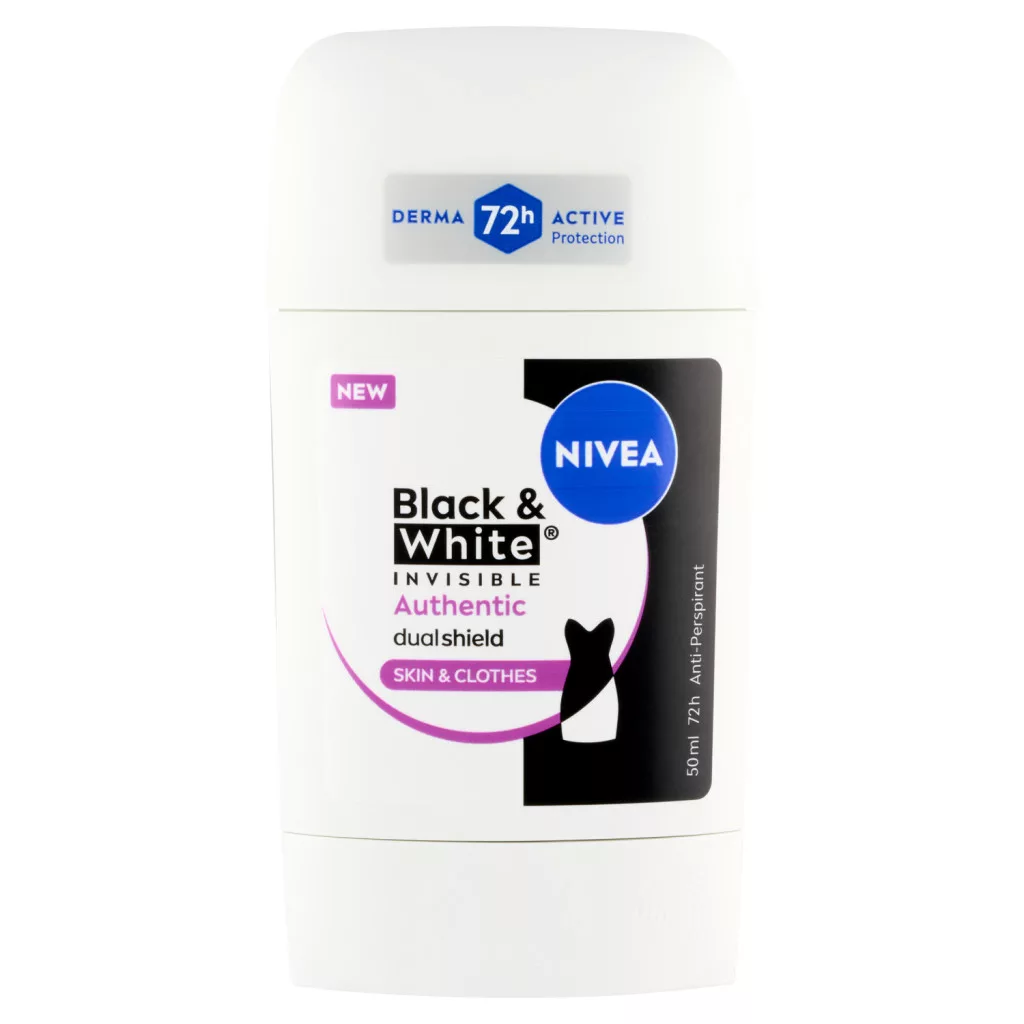 Nivea deo stift Black & White Invisible Authentic (női)