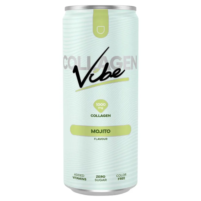 Collagen Vibe menta- lime ízesítésű szénsavas üdítőital kollagénnel édesítőszerekkel