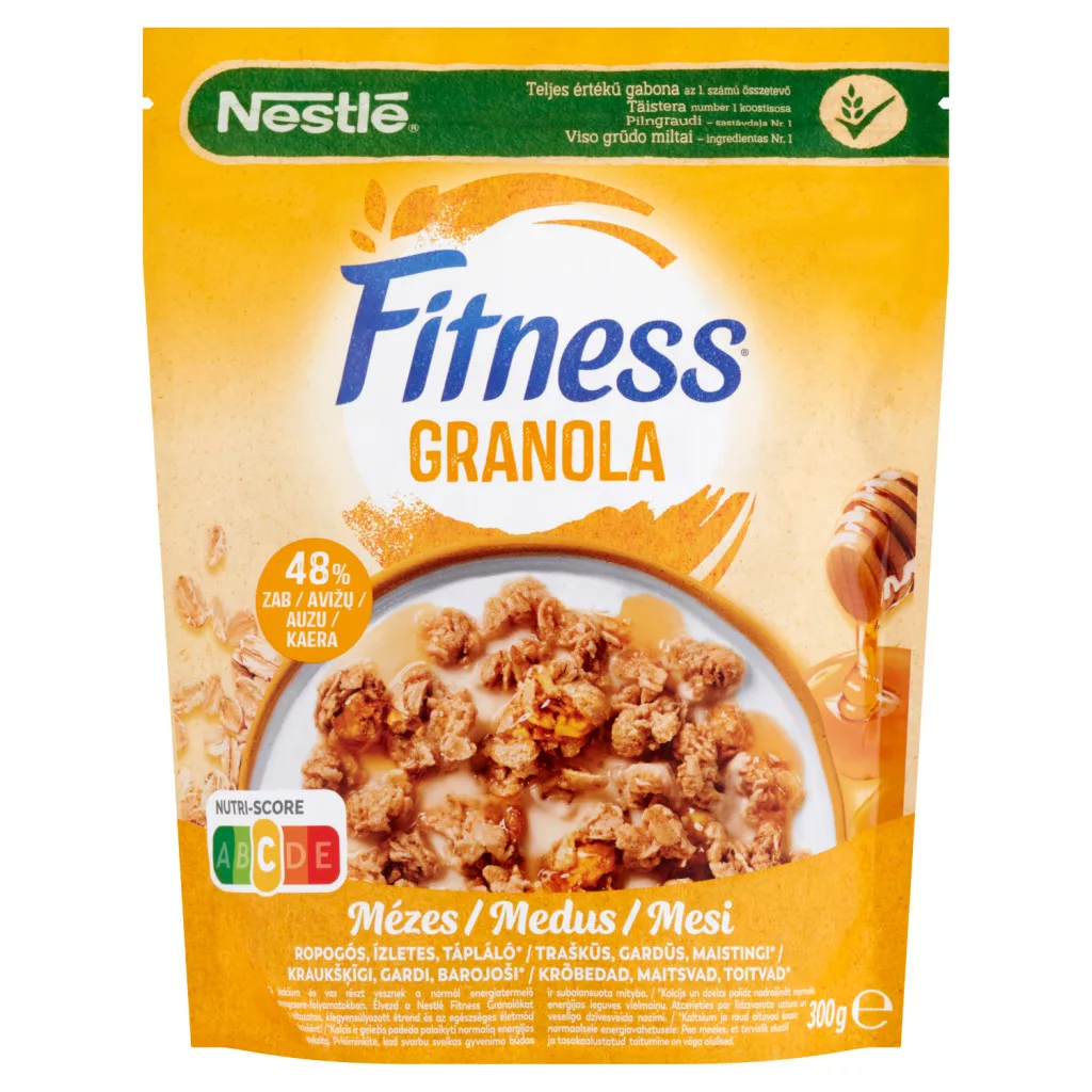 Nestlé Fitness mézes granola