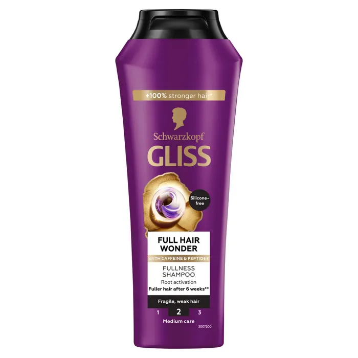 Gliss sampon Full Hair Wonder koffeinnel + peptidekkel