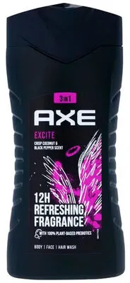 Excite 3 in 1 tusfürdő testre, arcra, hajra