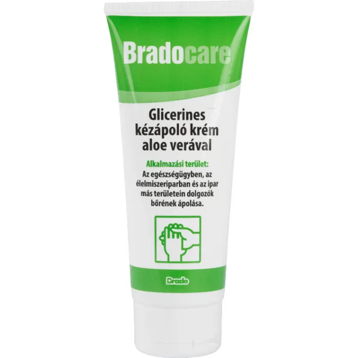 Bradocare kézápoló krém glicerines aloe vera