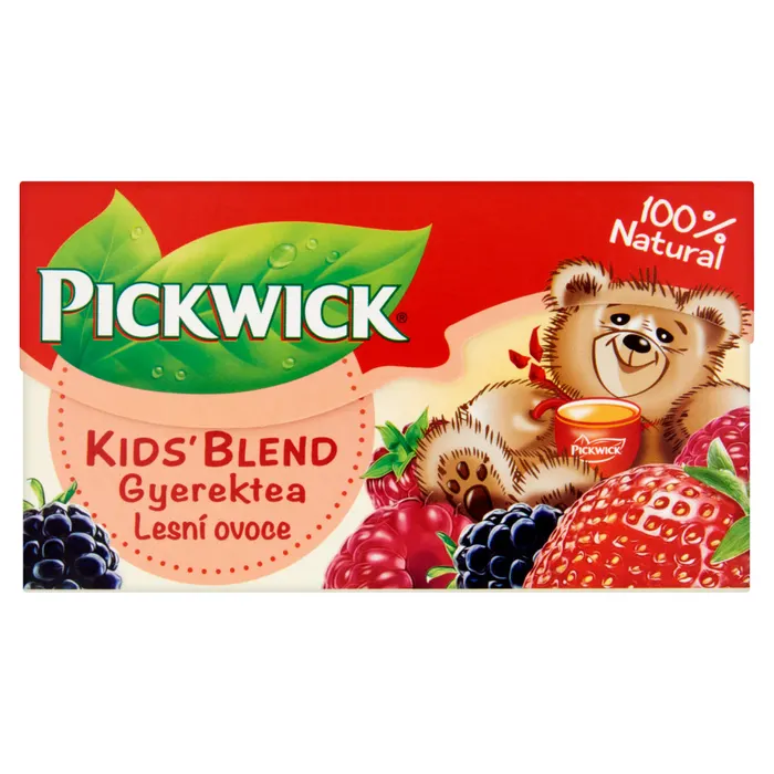 Pickwick Gyerektea erdeigyümölcsízű rooibos tea erdeigyümölcs darabokkal 20 filter