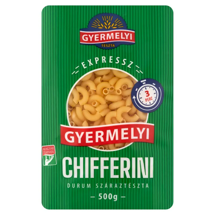 Gyermelyi Expressz Chifferini durum száraztészta