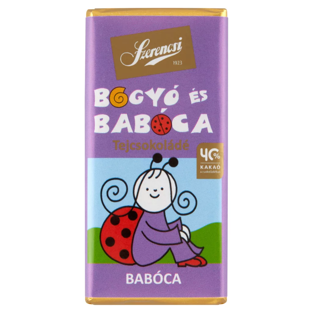 Szerencsi Bogyó és Babóca tejcsokoládé