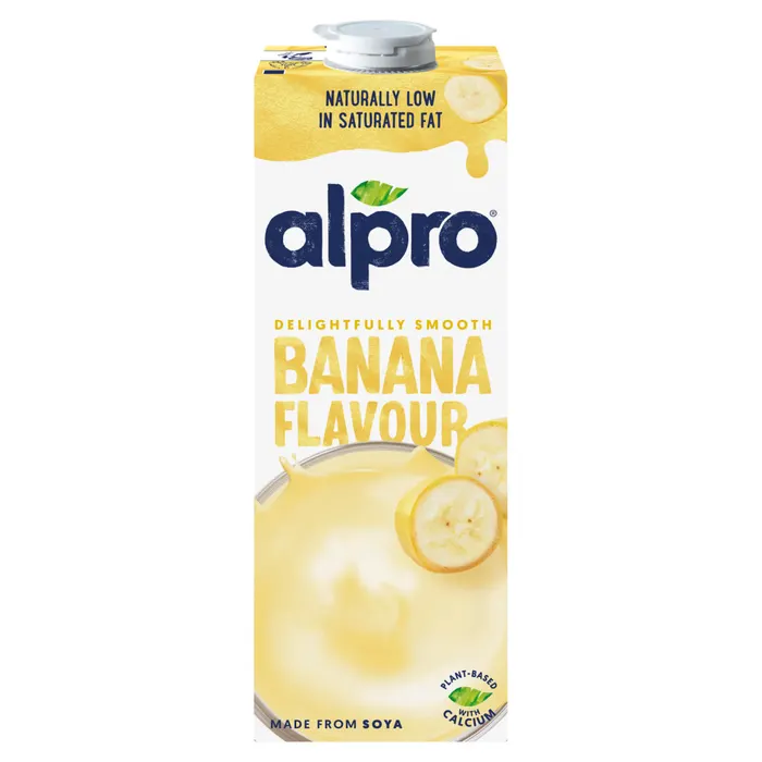 Alpro UHT banános szójaital hozzáadott kalciummal és vitaminokkal