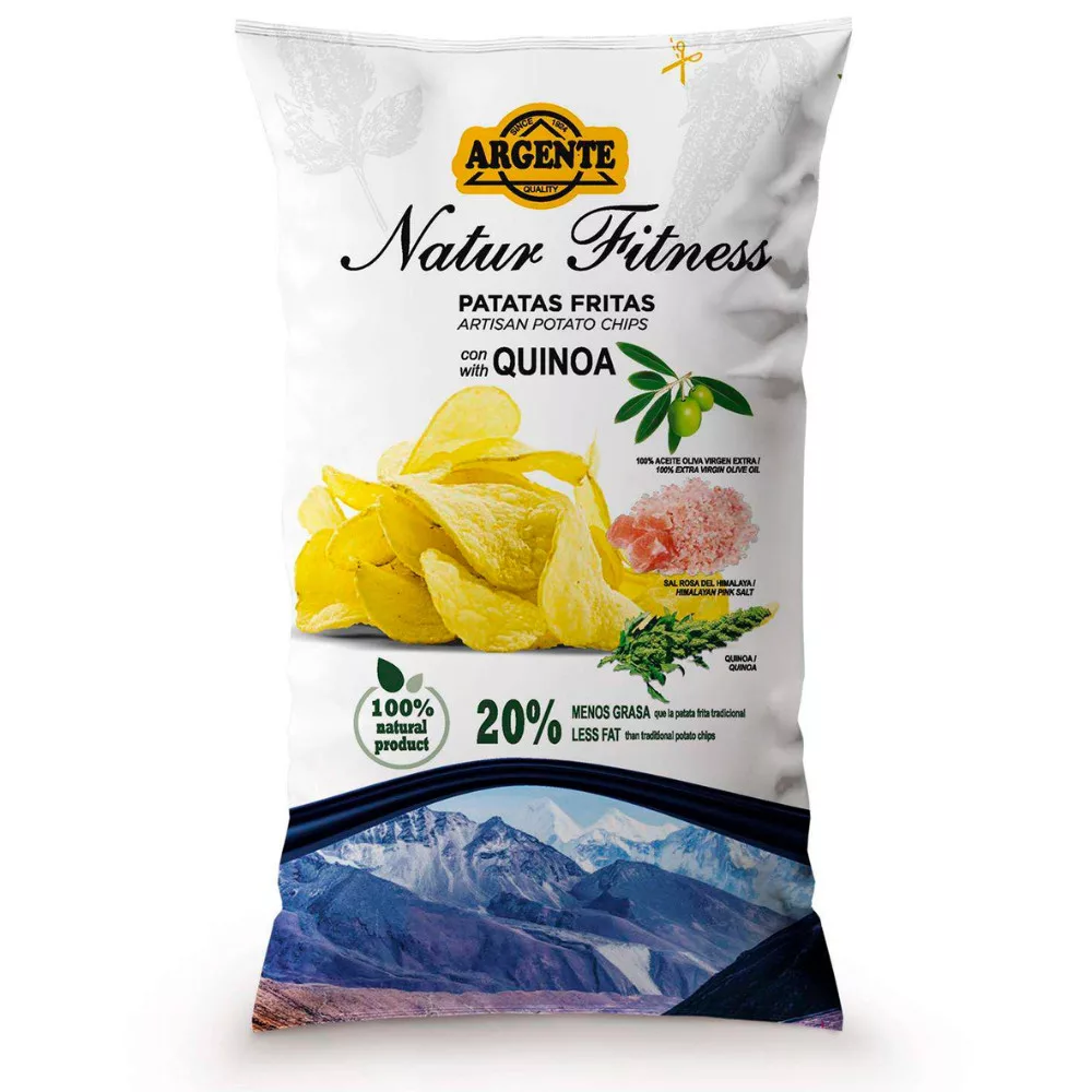 Argente Natur Fitness Chips extra szűz olíva olajjal, himalaya sóval és quinoaval