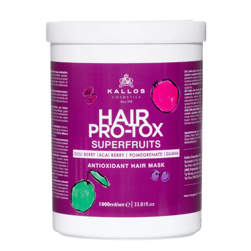 Kallos KJMN hajpakolás pro-tox superfruit
