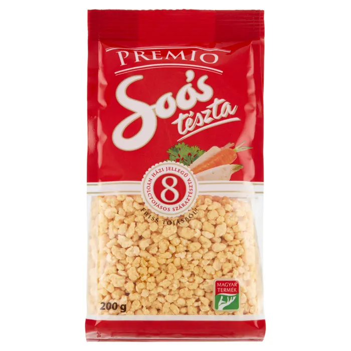 Soós Premio tarhonya házi jellegű 8 tojásos száraztészta