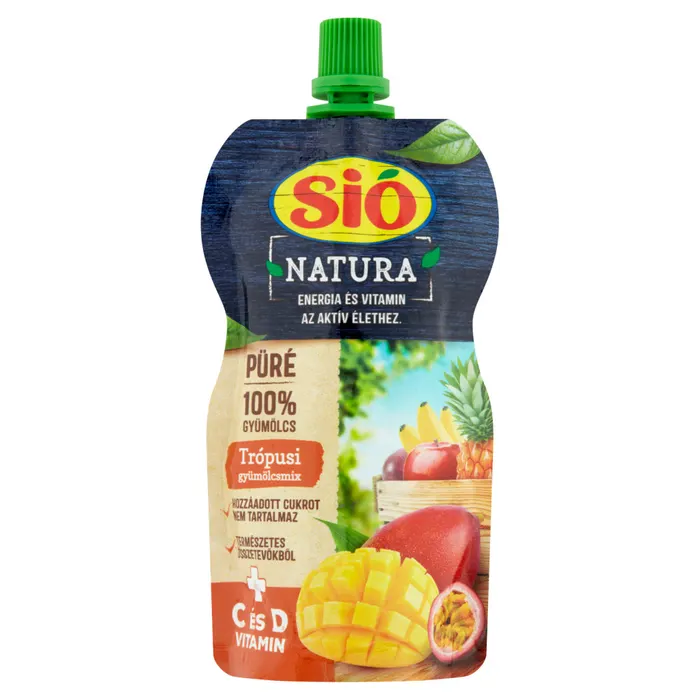 Sió Natura trópusi gyümölcsmix püré