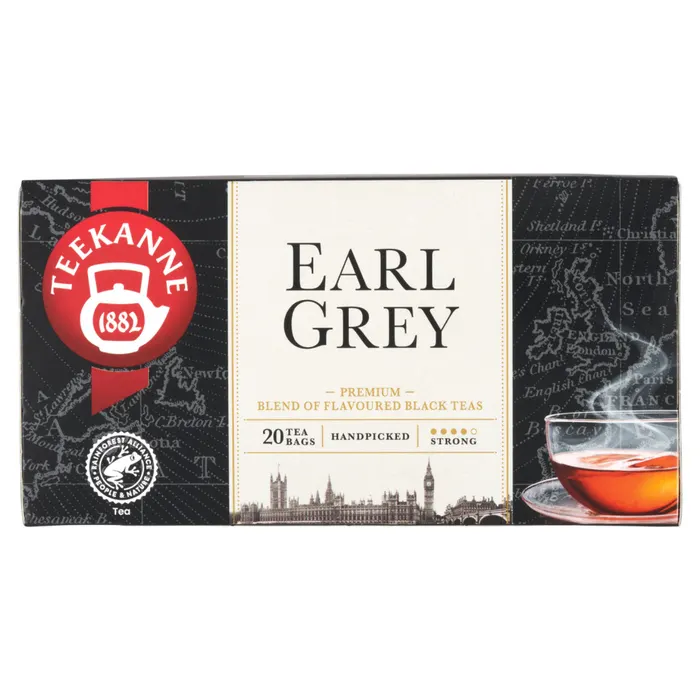 Teekanne Earl Grey bergamott ízesítésű fekete teakeverék 20 filter