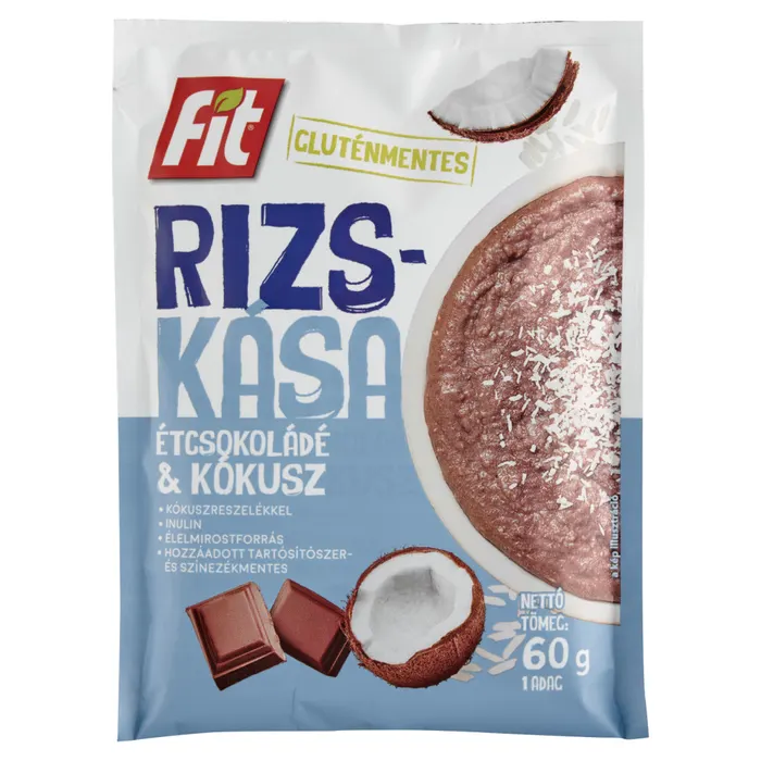 Fit rizskása Kókusz - csokoládé gluténmentes