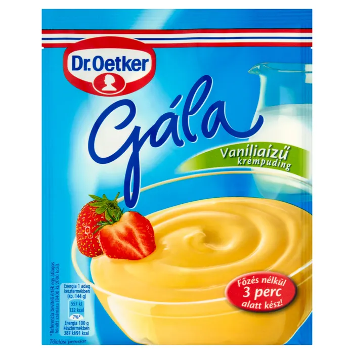 Dr. Oetker Gála vaníliaízű krémpudingpor