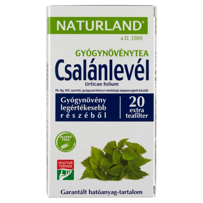 Naturland csalánlevél gyógynövénytea 20 filter