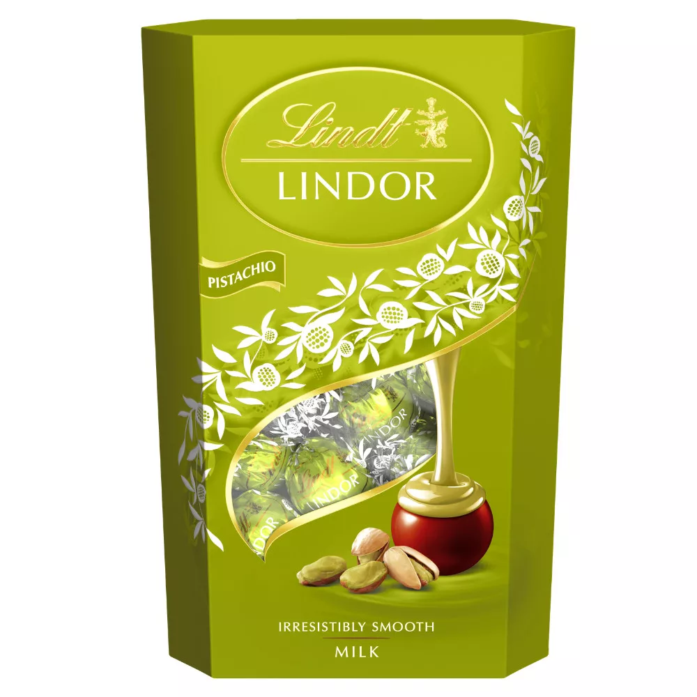 Lindor tejcsokoládé golyók díszdobozban