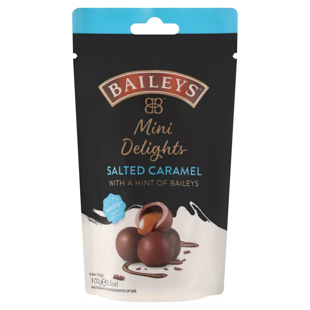 Baileys Salted Caramell alkoholos, karamellel töltött csokoládé