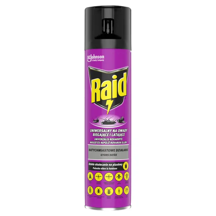 Raid univerzális rovarirtó mászó és repülő rovarok ellen