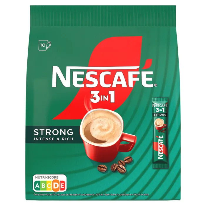 NESCAFÉ 3in1 Strong Intense & Rich azonnal oldódó kávéspecialitás