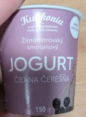 Kukkonia krémes joghurt fekete cseresznye ízesítéssel