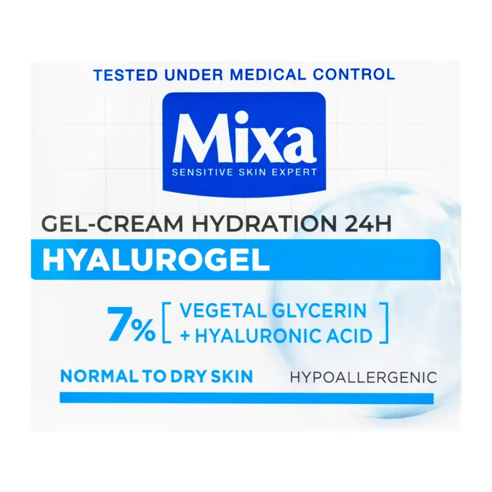 Mixa arckrém Hyalurogel Intenzív