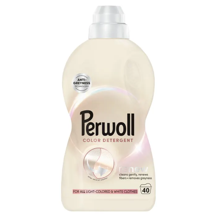 Perwoll Renew Color finommosószer minden világos és fehér színű ruhához 40 mosás