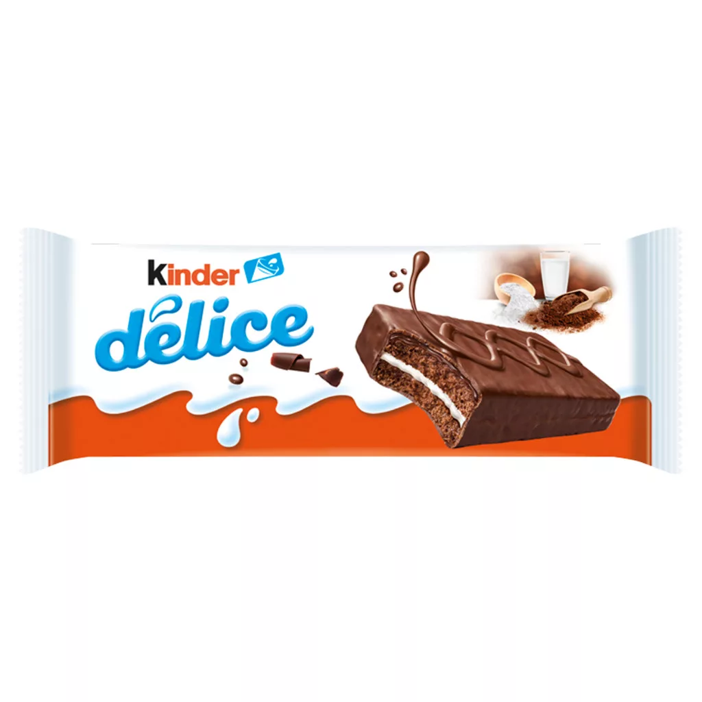 Kinder Delice tejes krémmel töltött kakaós piskóta kakaós bevonattal