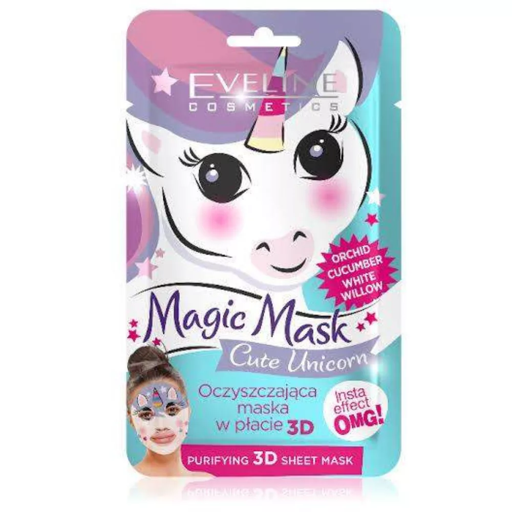 Eveline arctisztító szövetmaszk Magic Unicorn