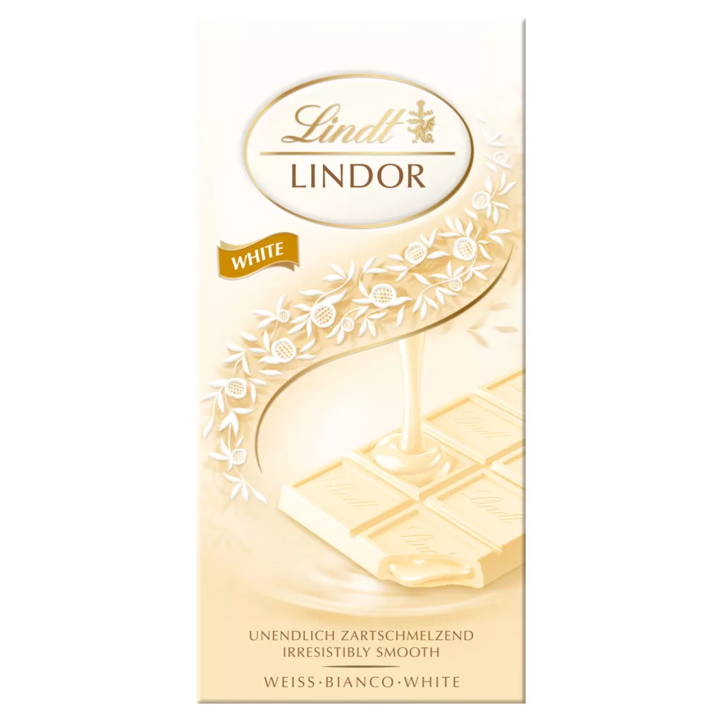 Lindt Lindor fehér csokoládé lágyan olvadó töltelékkel