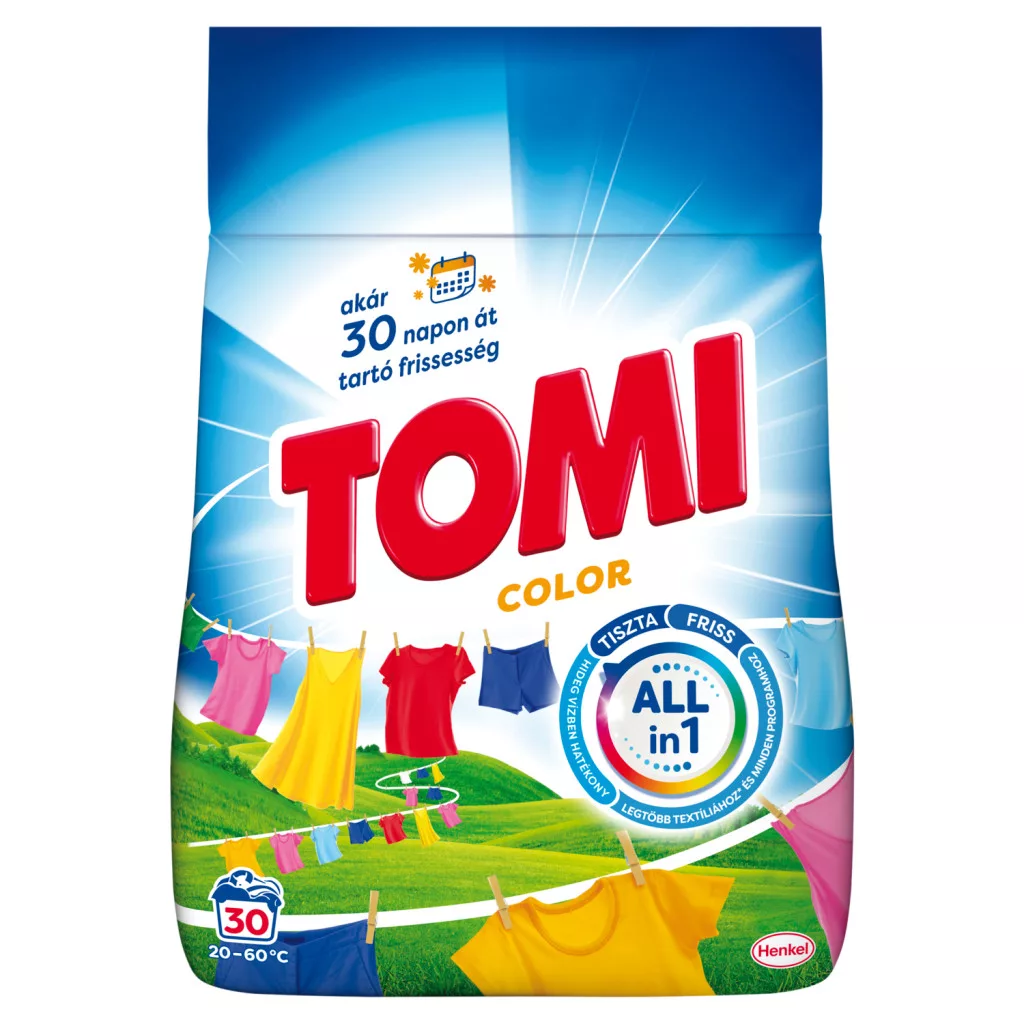 Tomi Color mosópor színes ruhákhoz 30 mosás