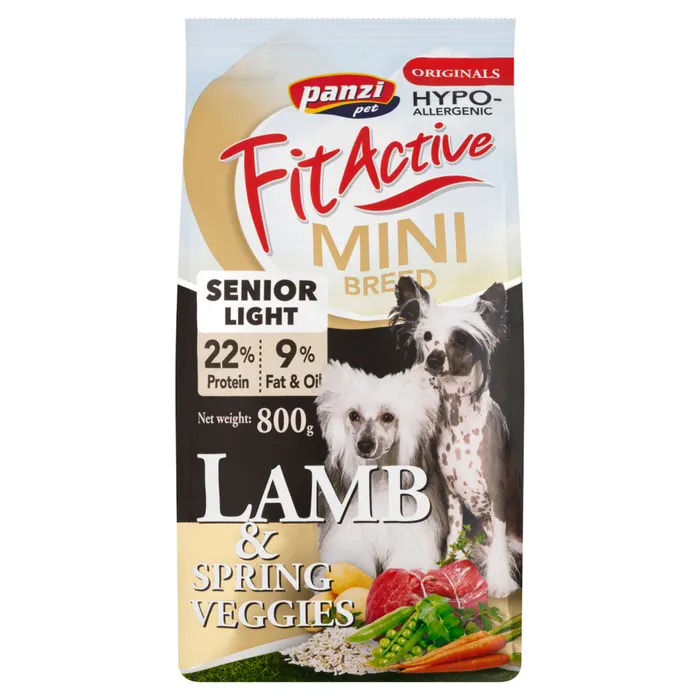Panzi Pet Fit Active Bárány teljesértékű szárazeledel idős vagy súlyproblémás kutyák számára