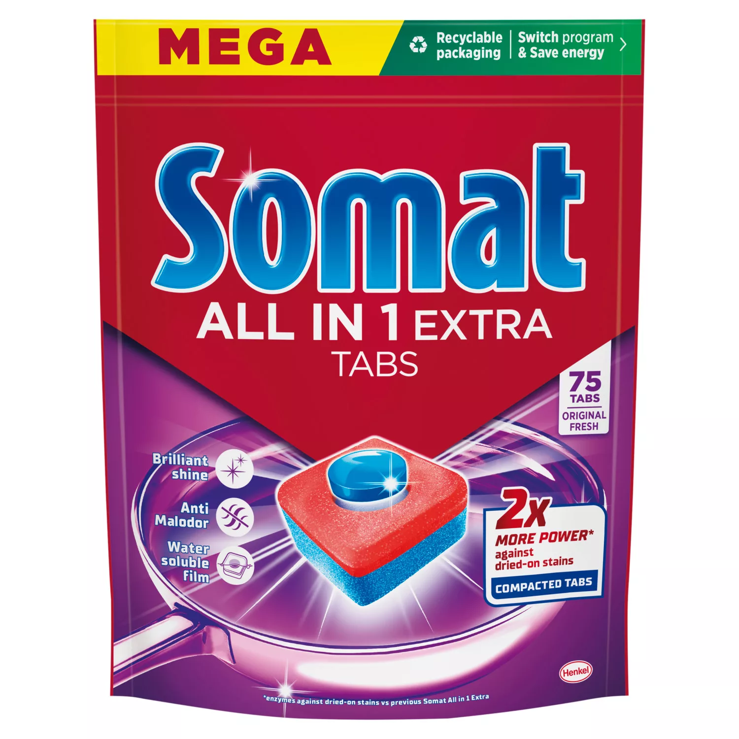 Somat All in 1 Extra Original Fresh gépi mosogatótabletta
