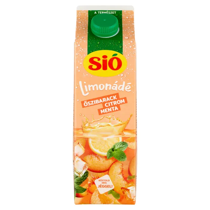 Sió limonádé őszibarack-citrom-menta 6%