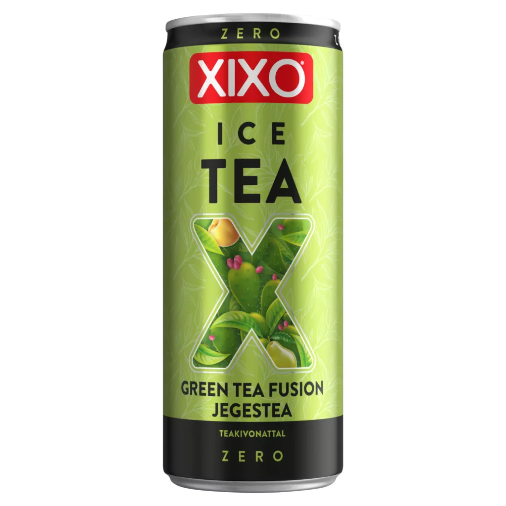 Xixo szénsavmentes üdítőital ice tea Fusion Zero (zöld tea)