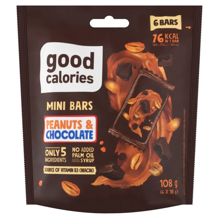 Good Calories datolyás miniszelet földimogyoróval és csokoládéval