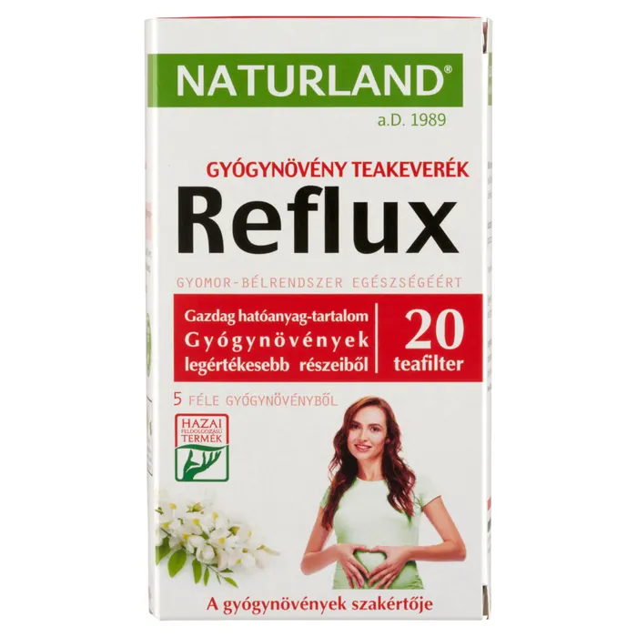 Naturland Reflux gyógynövény teakeverék 20 filter