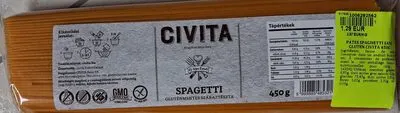Civita spagetti száraztészta gluténmen.