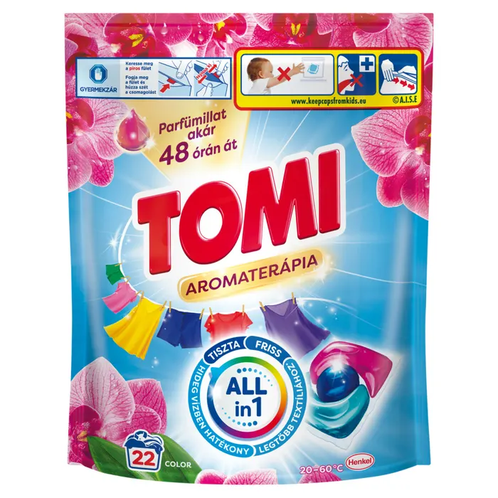 Tomi Aromaterápia Orchidea Color Power mosószer kapszula 22 mosás