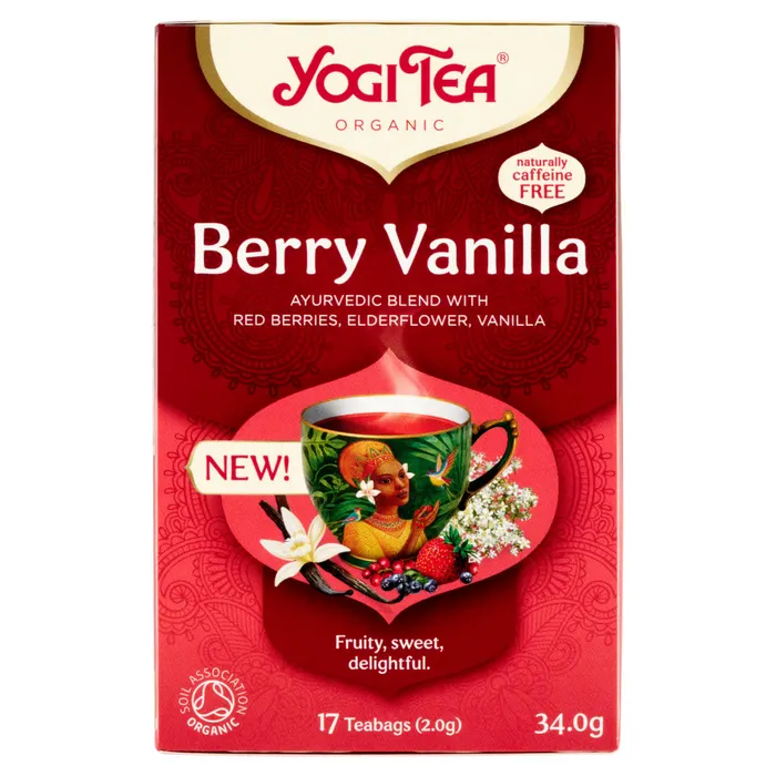 Yogi Tea tea bogyós gyümölcs-vanília bio