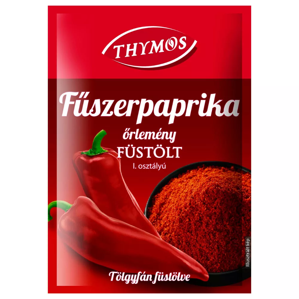 Thymos fűszerpaprika édes őrölt FÜSTÖLT I.o.