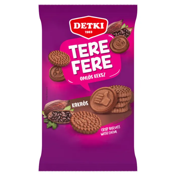 Detki Tere-fere kakaós omlós keksz