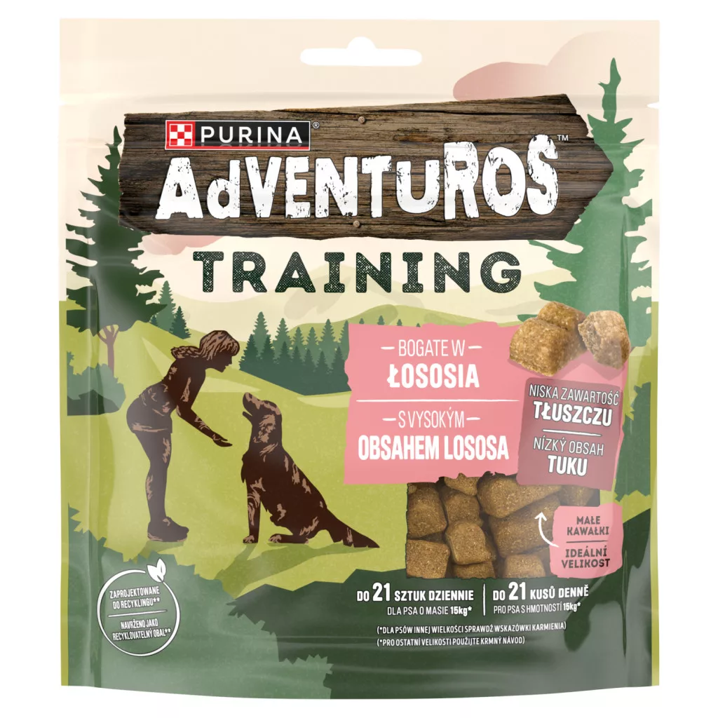 Adventuros Training kutya jutalomfalat Lazac ízű