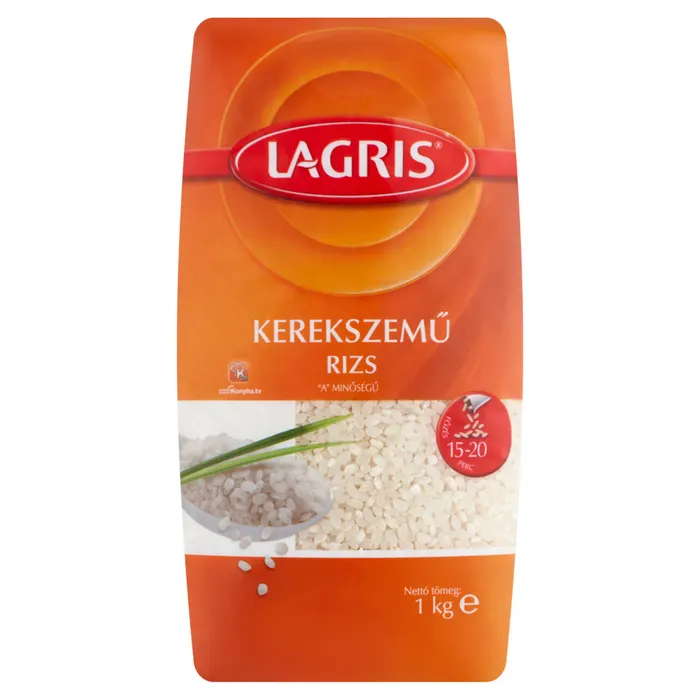 Lagris "A" minőségű kerekszemű rizs