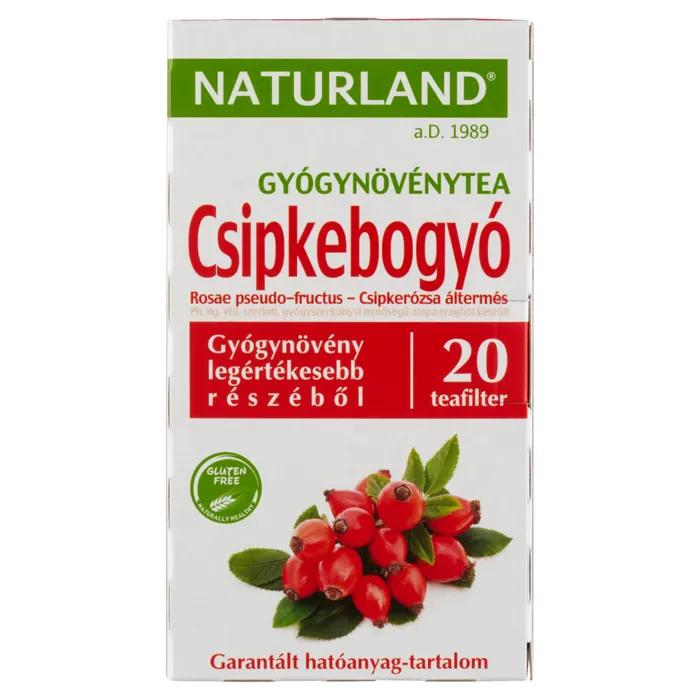 Naturland csipkebogyó gyógynövénytea 20 filter