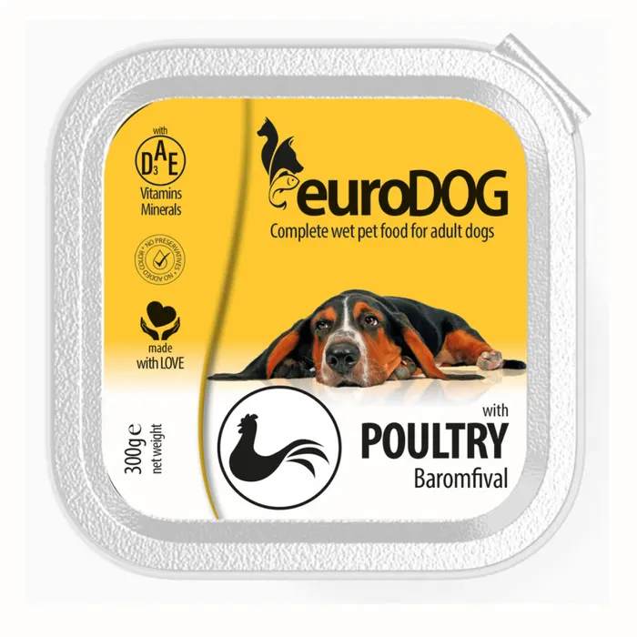 Eurodog nedves kutyaeledel baromfi