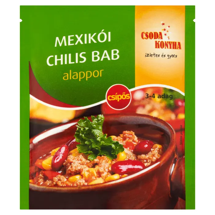 Csoda Konyha mexikói chilis bab alappor