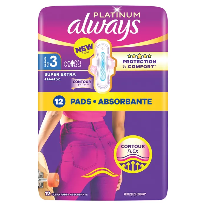 Always Platinum Day & Night Szárnyas Egészségügyi Betét