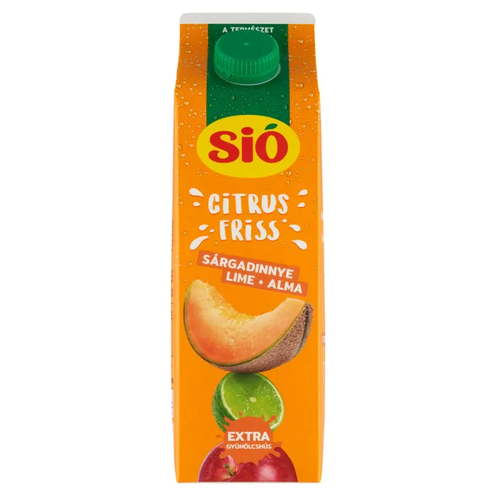Sió Citrus Friss sárgadinnye-lime-alma vegyes üdítőital gyümölcshússal