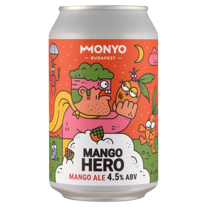 MONYO Mango Hero Ale felsőerjesztésű szűretlen sör mangóval 4,5%