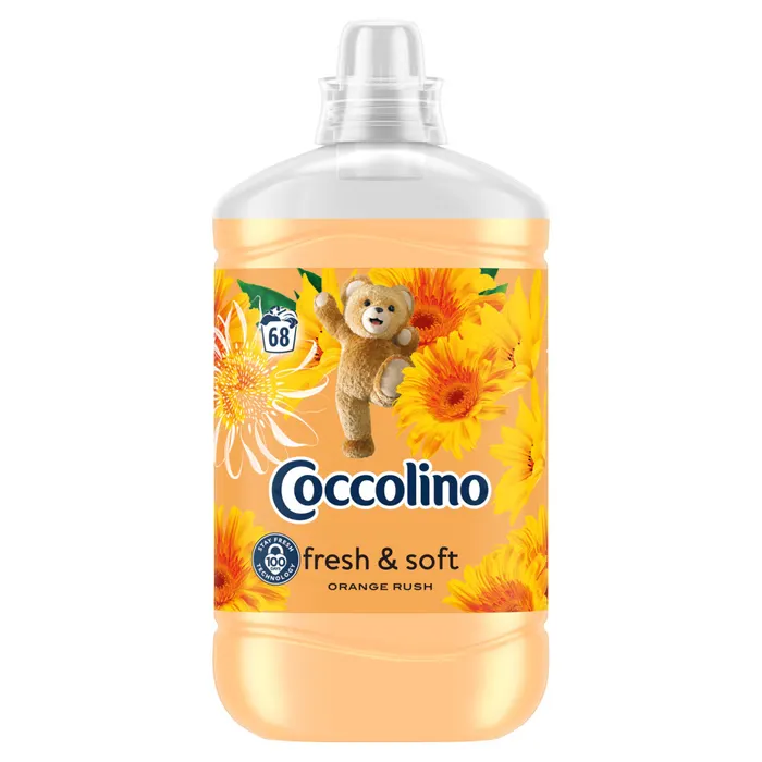 Coccolino Fresh & Soft Orange Rush öblítőkoncentrátum 68 mosás